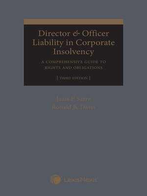 cover image of Director and Officer Liability in Corporate Insolvency